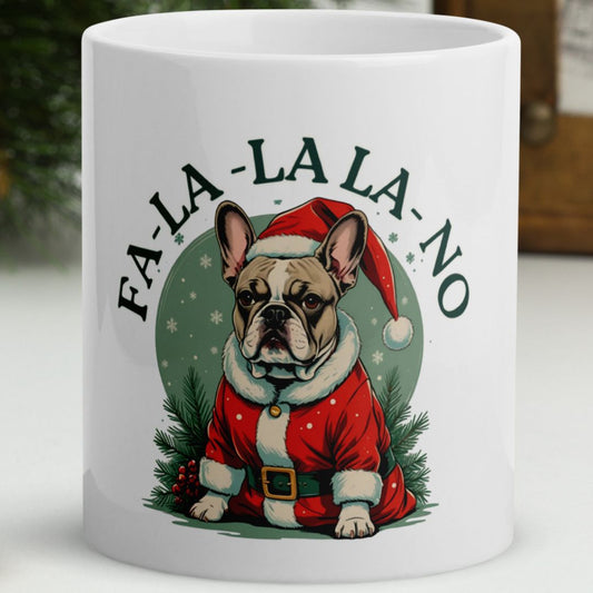 Frankie the Frenchie Christmas Mug